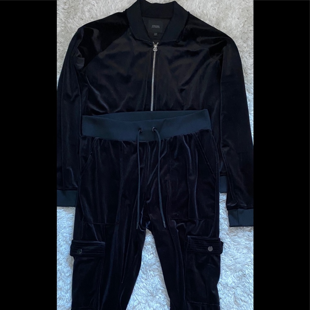 Guess Velour Tracksuit Bundle
